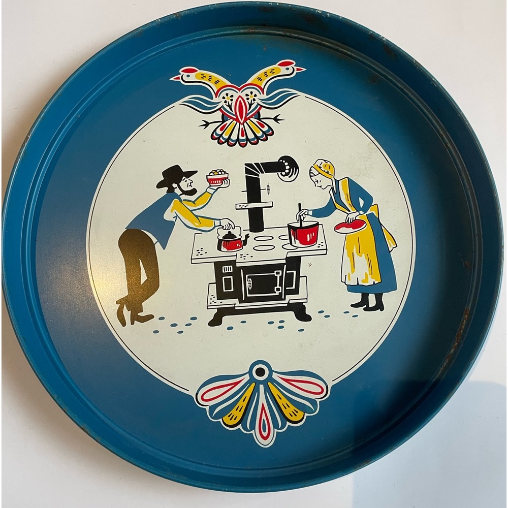 Vintage Mid Century Modern Dutch Serving Tray
